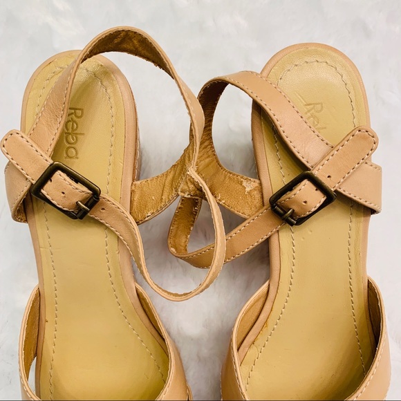 Reba Cork Wedge Sandals - Picture 6 of 7